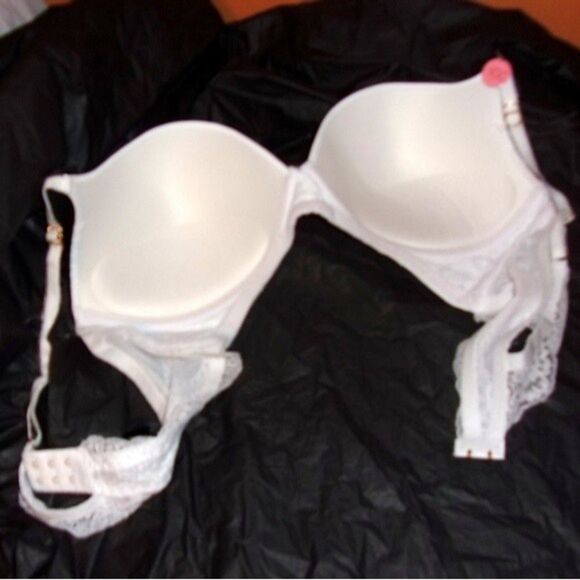 Youmita White Lace Demi Soft Cup 38C Bra NWT - Picture 5 of 7